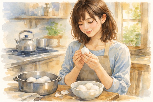 ちゃんとしたゆで卵をつくりたい！―あえて火加減を捨てた発想の転換
