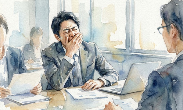 あくびは失礼か、それとも必要か―マナーの裏で、身体が先に実行していること