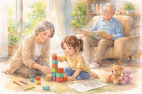 孫の世話は、高齢者の脳の健康につながる―祖父母の育児参加と認知機能を調べた心理学研究