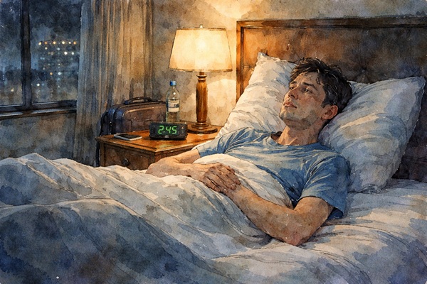 眠らなければ終わる夜に、なぜ目だけが冴えるのか―新奇環境で覚醒が続く理由と「初日効果」が残した回路