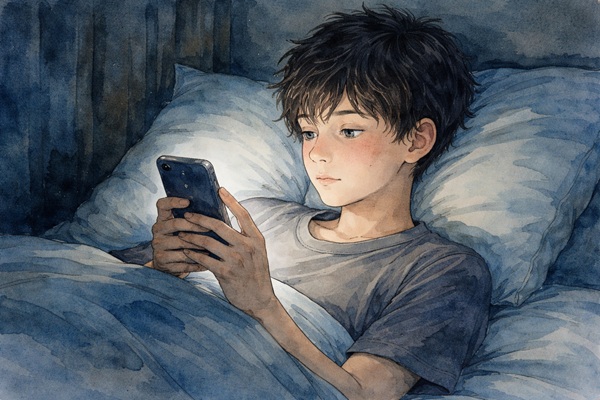 夜のスマホは、脳を覚醒させているのか―心拍データが映した、子どもたちの夜