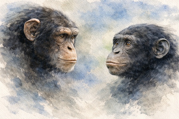 怒りの届け先が、関係の形を決めている―チンパンジーとボノボ22集団・189頭の攻撃行動をくらべた研究